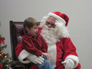 2009 Party - Child on Santa's Lap